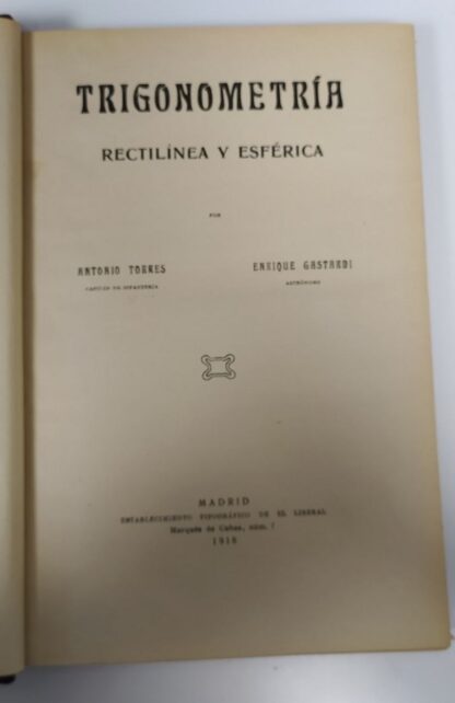 Trigonometría rectilínea y esférica - Imagen 2