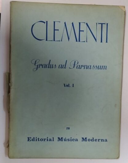 Clementi. Gradus and Parnassum Vol I