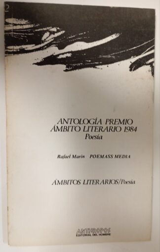 Antología Premio Ambito Literario 1984. Poesía