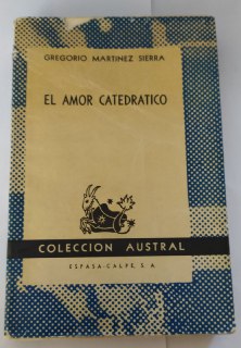 El amor catedrático.