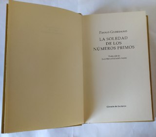 La soledad de los números primos.