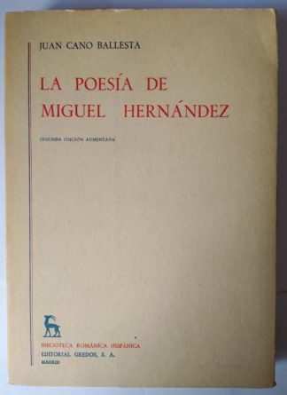 LA poesía de Miguel Hernández.