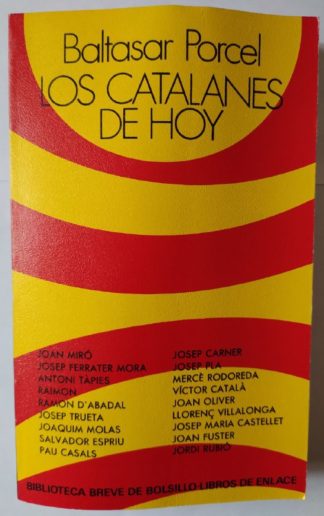 Los catalanes de hoy.