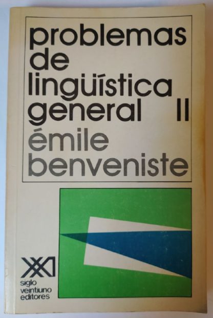 Problemas de lingüística general II.
