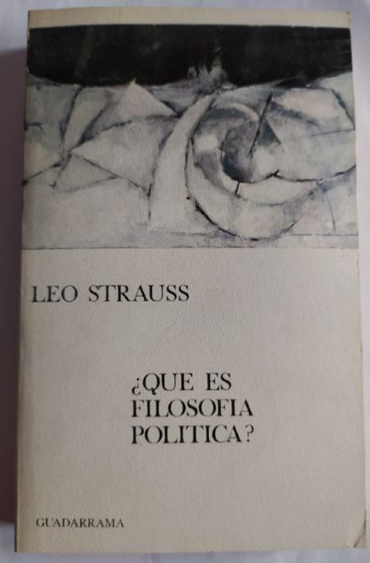 ¿Qué es filosofía política?