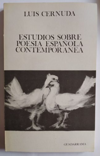 Estudios sobre poesía española contemporánea