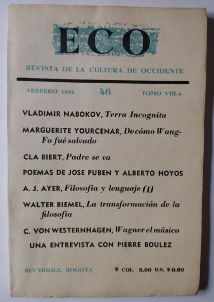 ECO. Revista de la cultura de occidente. 46.