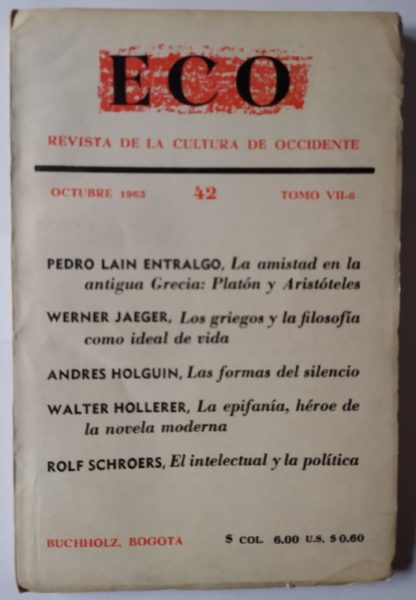 ECO. Revista de la cultura de occidente. 42.