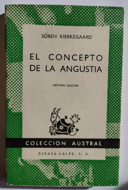 El concepto de la angustia.