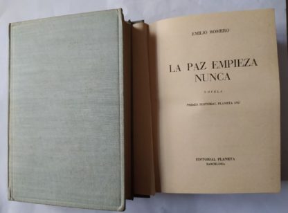 La paz empieza nunca.
