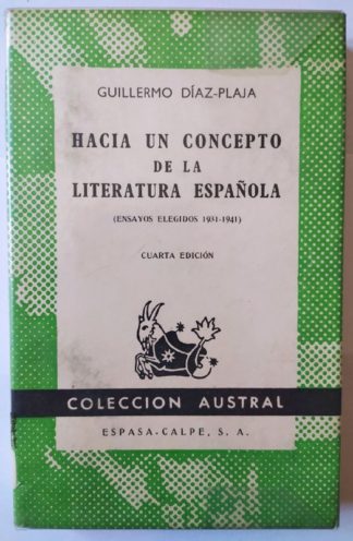 Hacia un concepto de la literatura española