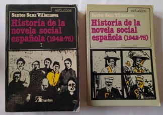 Historia de la novela social española.(1942-1975) (2Tomos)