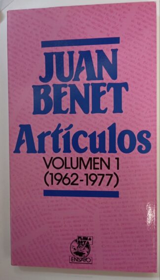 Artículos (1962-1977)