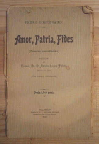 Amor, patria, fides (poesías castellanas)