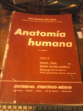 Anatomía humana. Tomo III