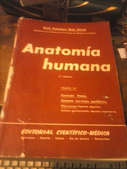 Anatomía humana. Tomo III