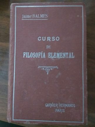 Curso de filosofía elemental