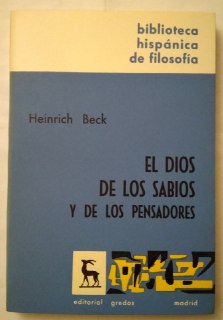 El Dios de los sabios y de los pensadores.