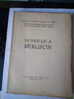 Homenaje a Bergson