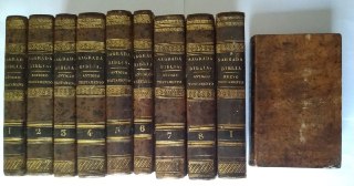 La Sagrada Biblia. Traducida al español de la vulgata latina. ( 10 tomos).