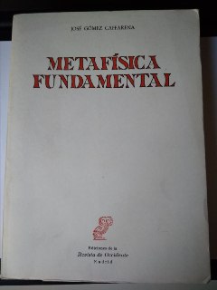 Metafísica fundamental.