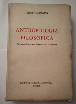 Antropología filosófica.