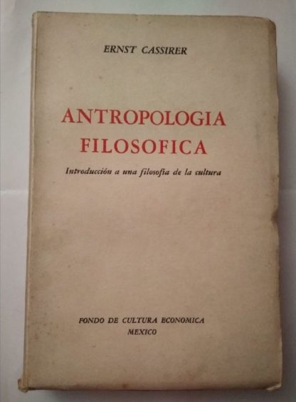 Antropología filosófica.