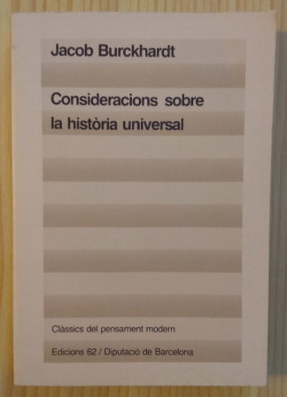 Consideracions sobre la història universal