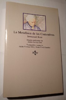 La metafísica de las costumbres
