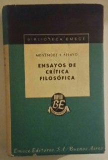 Ensayos de crítica Filosófica