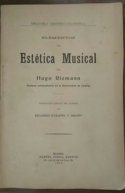 Elementos de estética musical