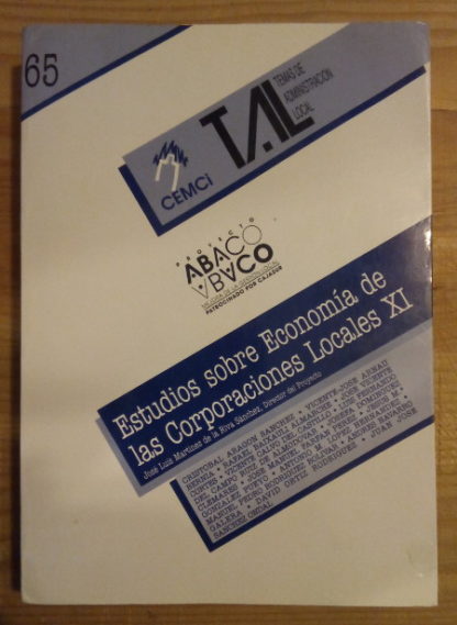 Estudios sobre economía de las corporaciones locales XI