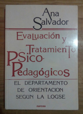Evaluación y tratamiento psicopedagógico. El departamento de orientación según la LOGSE