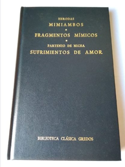 Mimiambos. Fragmentos mímicos. Sufrimientos de amor
