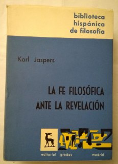 La fe filosófica ante la revelación.