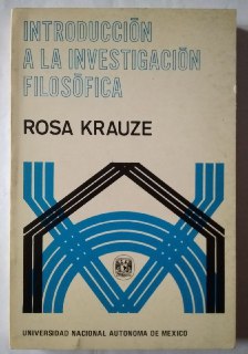 Introducción a la investigación filosófica.