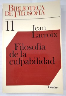 Filosofía de la culpabilidad