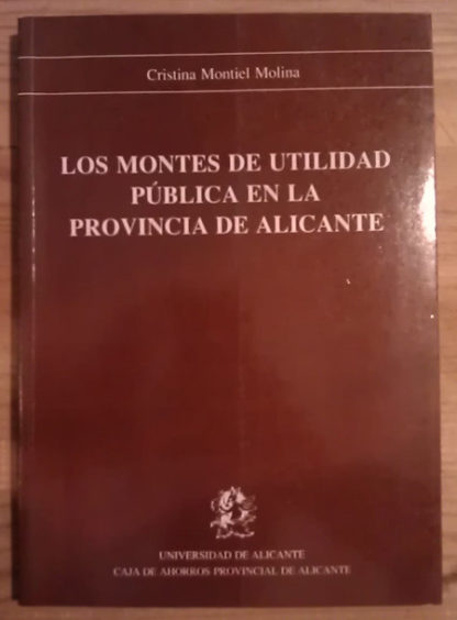 Montes de utilidad pública de la provincia de Alicante