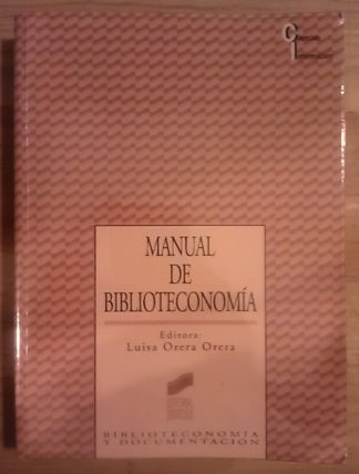 Manual de biblioteconomía