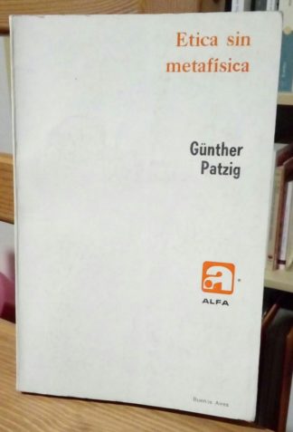Ética sin metafísica