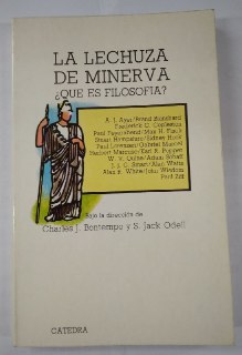 La lechuza de Minerva. Qué es filosofía?