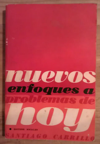 Nuevos enfoques a problemas de hoy