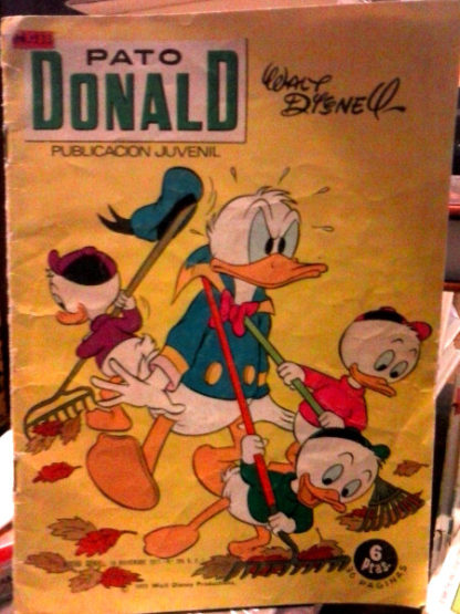 Pato Donald, publicación juvenil. nº 133
