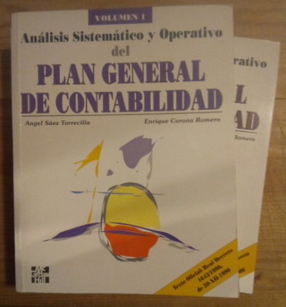 Análisis Sistemática y Operativo del Plan General de Contabilidad (2 Vols.)