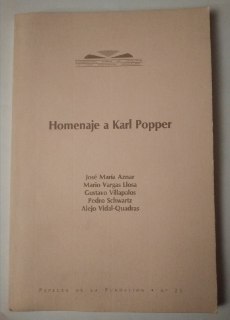 Homenaje a Karl Popper.