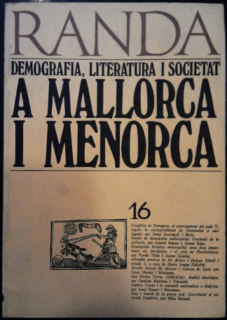RANDA Nº 16 - Demografia,literatura i societat a Mallorca i Menorca