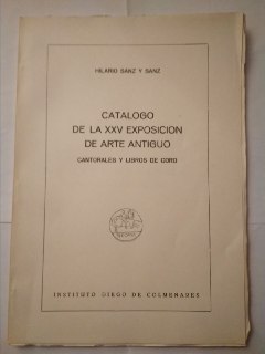 Catálogo de la XXV exposición de arte antiguo.