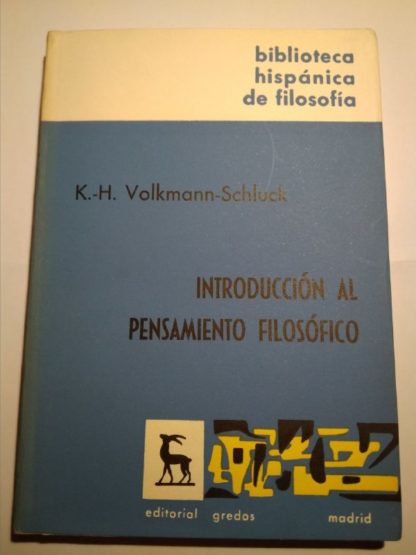 Introducción al pensamiento filosófico
