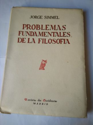 Problemas fundamentales de la filosofía.