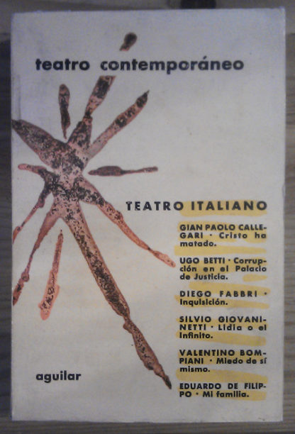 Teatro contemporáneo. Teatro Italiano